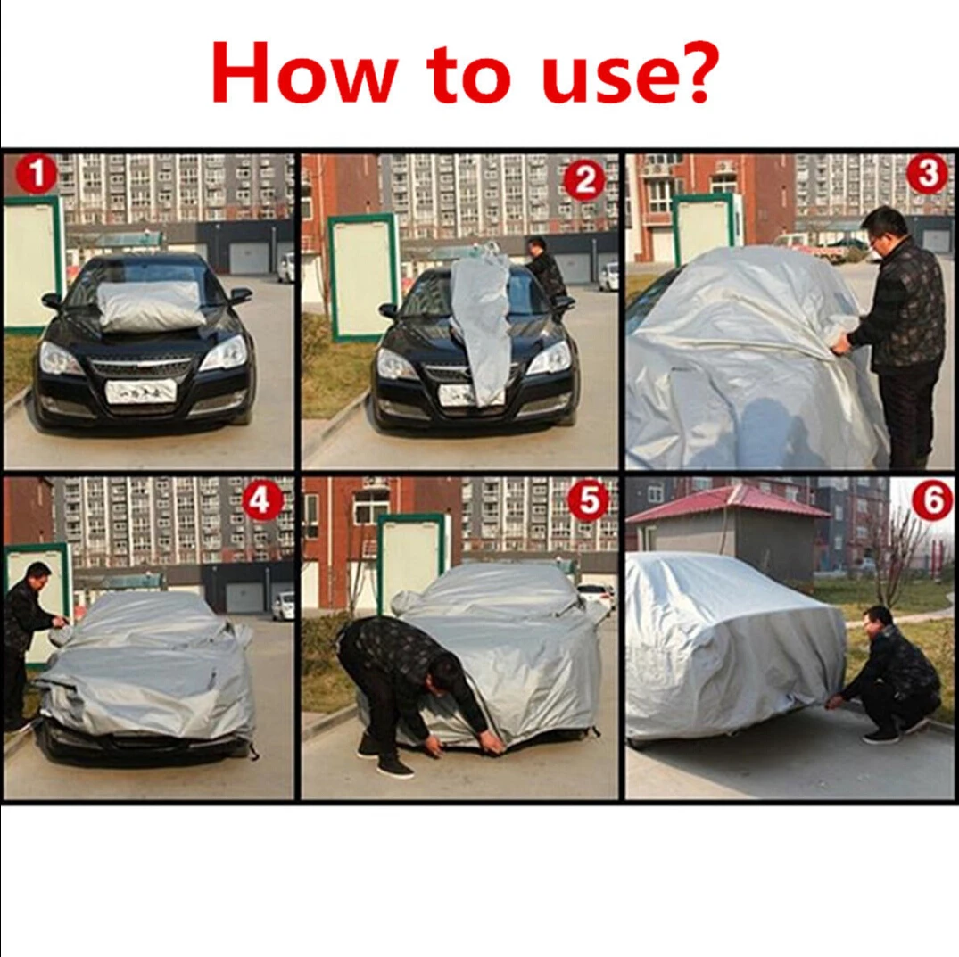 Car Cover Sun Dust Rain Resistant Protection For MERCEDES BENZ SMART fortwo