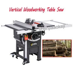 Professional Grade 10 inch Vertical Woodworking Table Saw Joiner Table Saw With Mover 10-inch Panel Saw 1500KW sawing machine