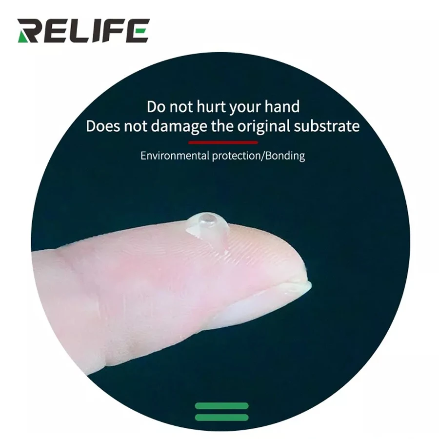 RELIFE Transparent Black Adhesive Waterproof High Strength Clear Liquid Glue For Mobile Phone Frame LCD Screen Glass Bonding