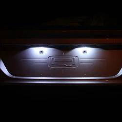 For Saab 9-3 II 9-3 III 9-3 Combi II 9-3X 9-5 SCOE 2 x 3SMD 5050LED Licence Plate Light Bulb Car Styling