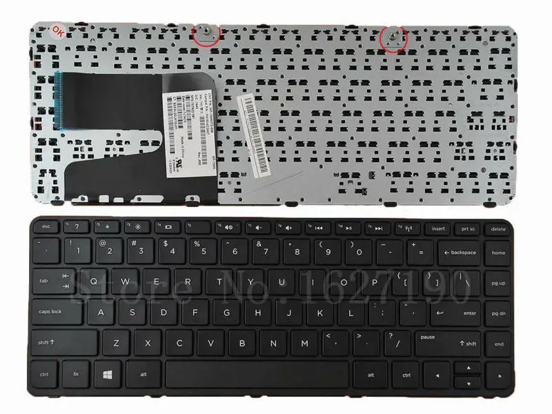 

US Keyboard For HP Pavilion 14-N BLACK FRAME BLACK Win8 New Laptop Keyboards With