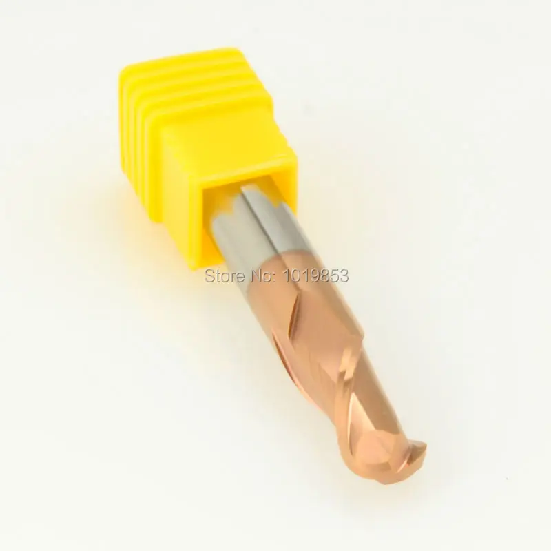 

1pcs SLONS 60hrc S500-R5x10x75L BALL nose tungsten CARBIDE milling cutter end mills for hardened steel