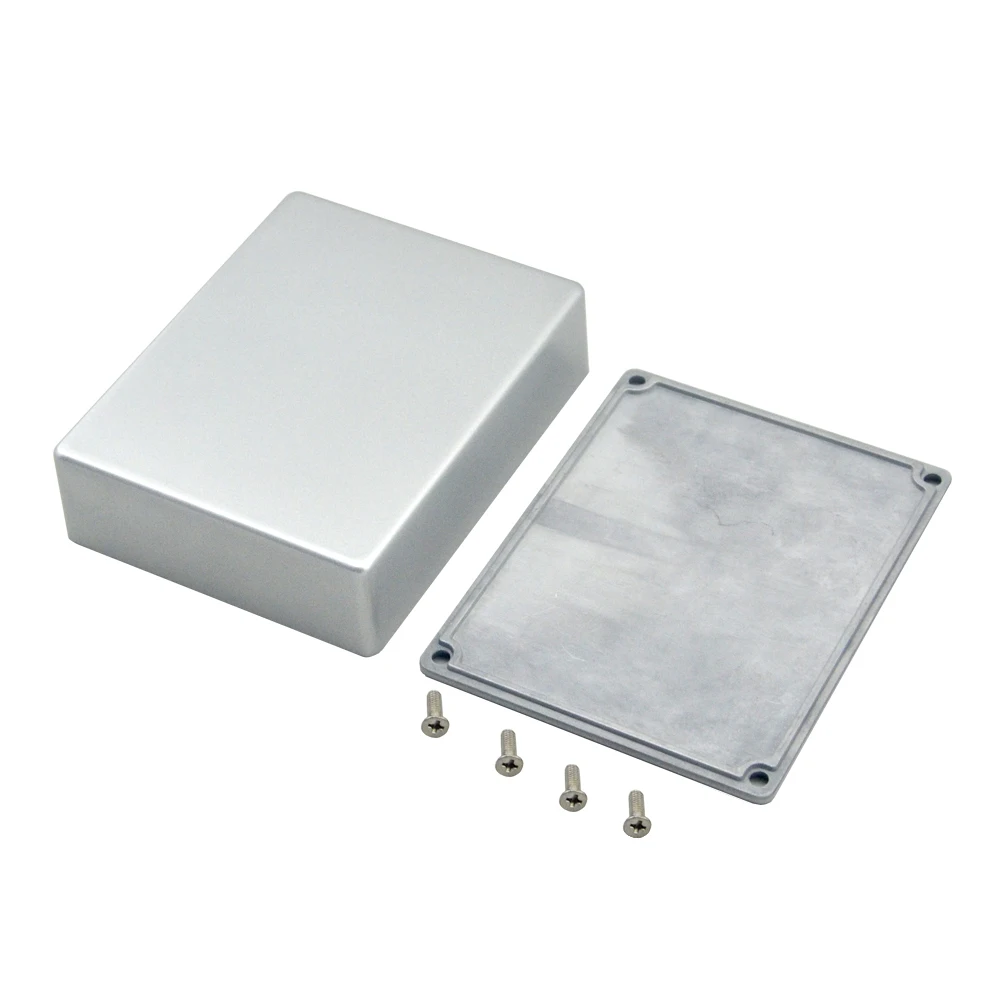 1590BB silver Effects Pedal Aluminum Stomp Box Enclosure  for Guitar pedal  box free shipping