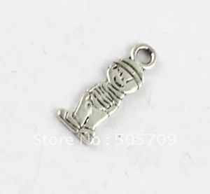 

400 Tibetan silver cute boy charms A8044-2