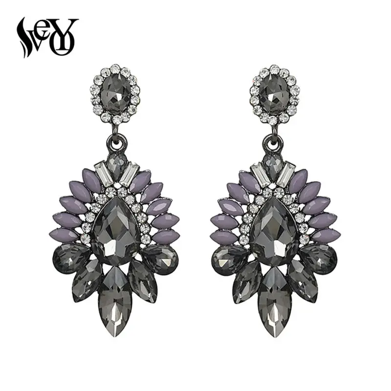 VEYO Acrylic Crystal Drop Earrings For Woman Fashion Jewelry High Quality Brincos Pendientes