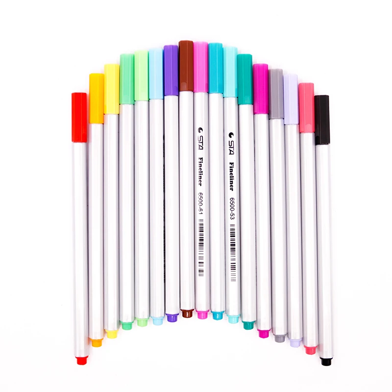 26 Colors 0.4mm Hook Line Pen Art Color Needle Pen Oily Alcoholic Artist Sketch Copic Markers for Animation Manga Design