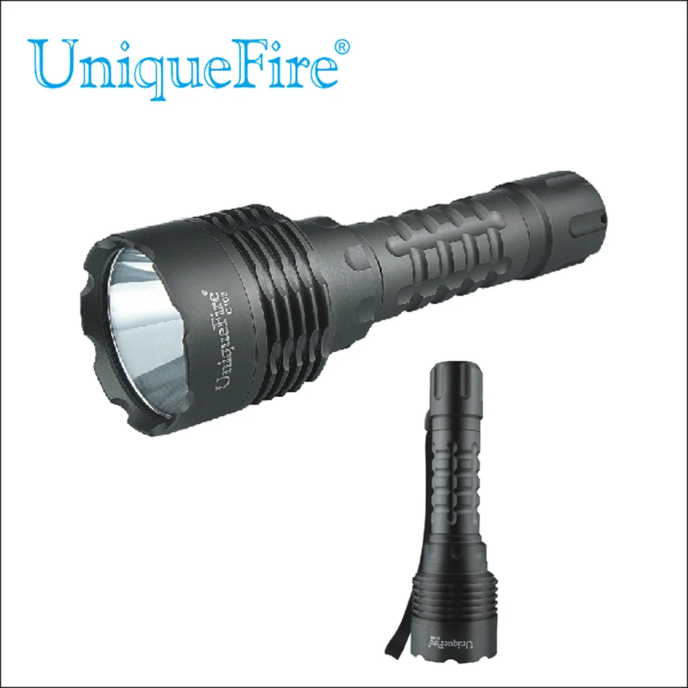 uniqurfire 1200lm uf c108 u2 cinza escuro lanterna led modos de lampada lanterna lente de vidro temperado a prova d agua para 118650 bateria 01