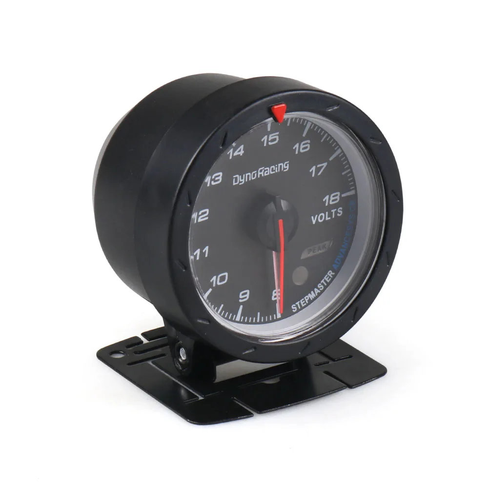 Dynoracing 60MM Racing Car Voltmeter 8-18V Voltage Gauge & Lighting Auto Volt Gauge Car Meter TT101472