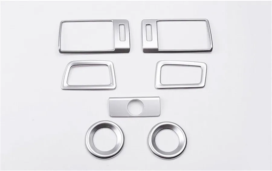 7pcs Interior Decoration Cover Trim ABS Chrome For Honda Accord 9th 2013-2015 Car Air Condition Outlet Speaker Styling