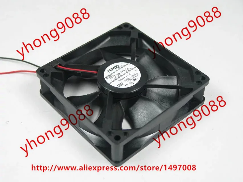 

NMB-MAT 09225SA-12N-AA 00 DC 12V 0.20A 90x90x25mm Server Cooling Fan