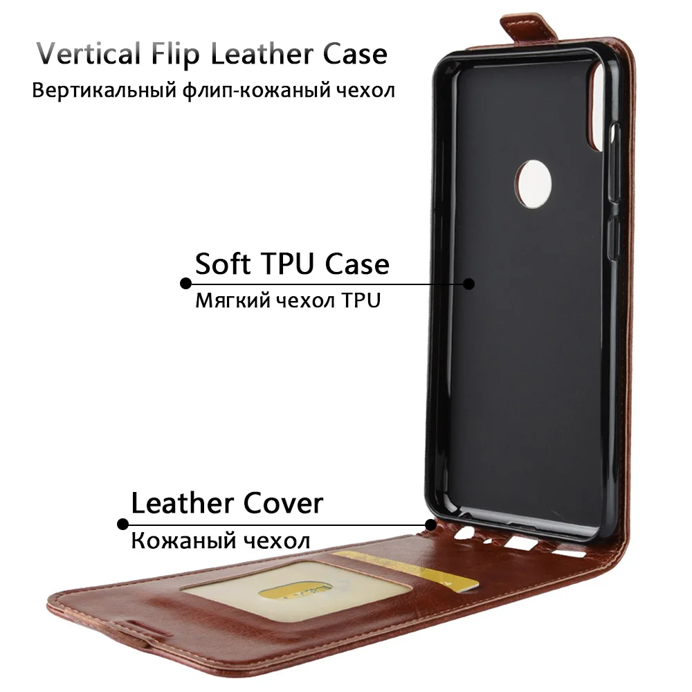 Vertical Flip PU Leather Case for Asus ZenFone Max Pro M1 ZB601KL 5.99 inch 2018 Phone Cover with Card Slot Case Pouch