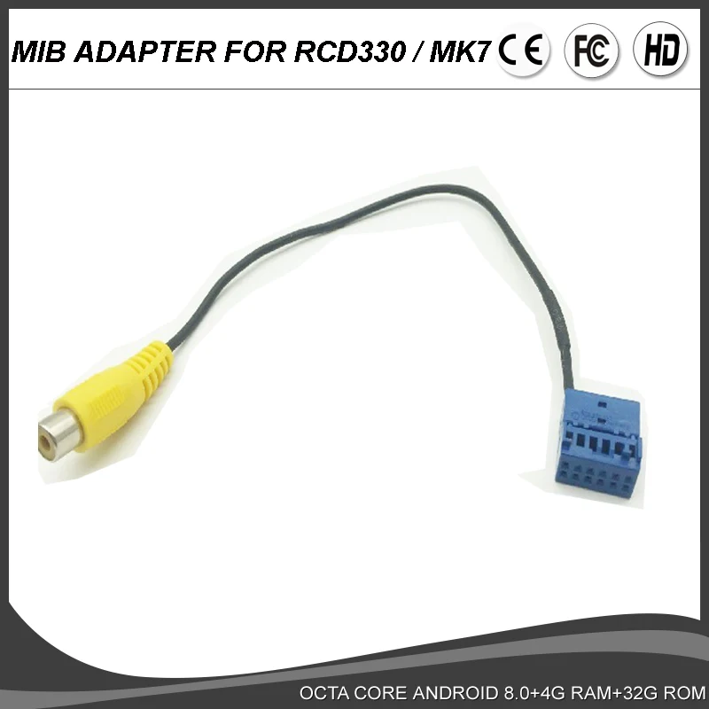 MIB Adapter For RCD330 RCD330plus GOLF7 MK7 Radio Stereo for Rear View Camera Input