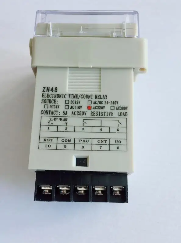 32 functions Digital display counter ZN48 double delay intelligent time relay Rotating speed frequency automatically reset