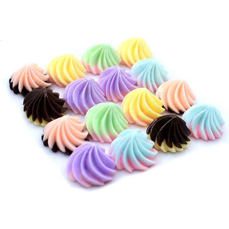 10pcs/pack Slime Supplies Toys Miniature Chocolate Candy Slime Accessories Filler For Fluffy Clear Crystal