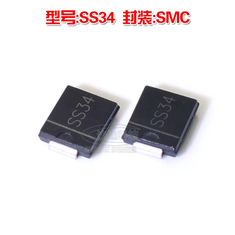 New SS34 SMC SMD Schottky Diode 1N5822 Type C 3A 40V DO-214AB