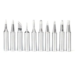 YIHUA 900M-T Soldering Tips Lead-free Tip For Electric Soldering Iron Hakko Rework Station Repair 10pcs Solder iron Tip Tool Set