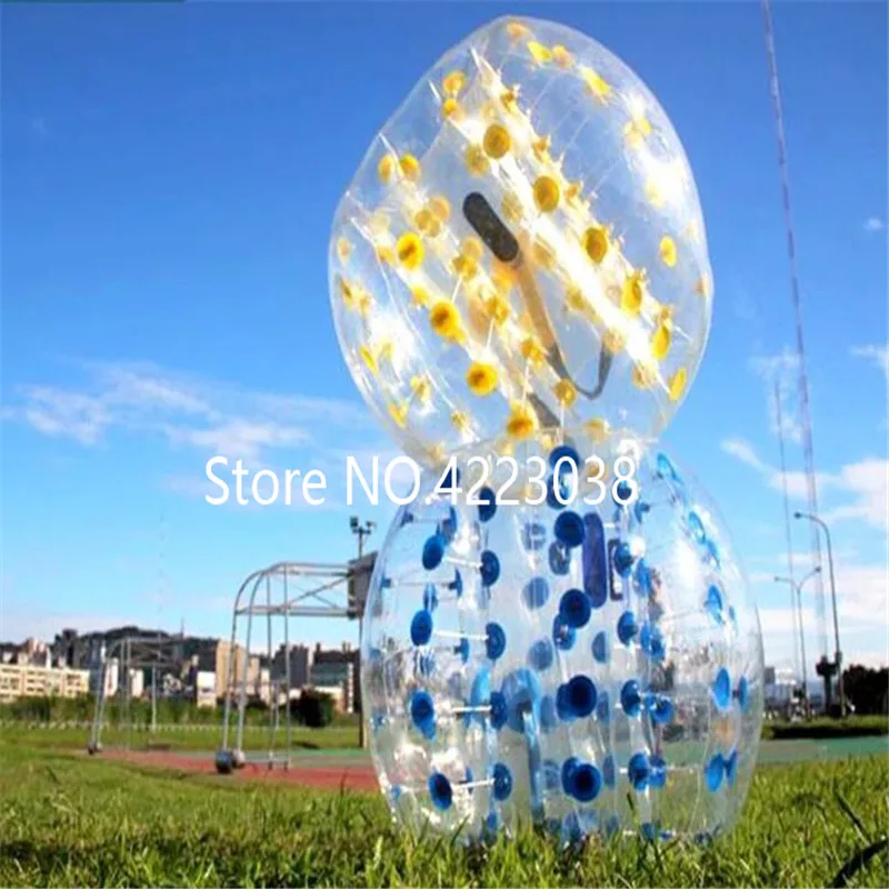 Envío Gratis globo de fútbol Zorb 0,8mm 100% PVC 1,7 m pelota de choque de aire fútbol de burbujas inflable para adultos