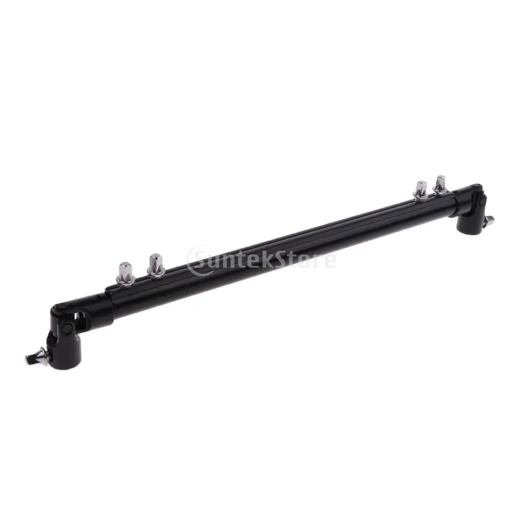 Black Double Bass Kick Drum Pedal Link Linkage Connecting Bar Driveshaft Rod Driveshaft Rod for Drum Parts Accessories