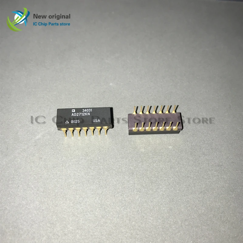 Puce IC intégrée DIP14, Original, En stock, Livraison gratuite, AD2712KN AD2712, 2 pièces par lot