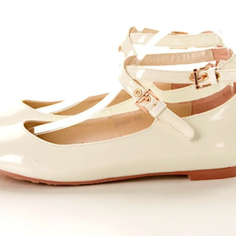 BLXQPYT Direct Selling Reale Marca 30-47 Mary Janes T Strap Patent Punta Rotonda Scarpe Da Donna Piattaforma Tacchi Primavera autunno 98-2