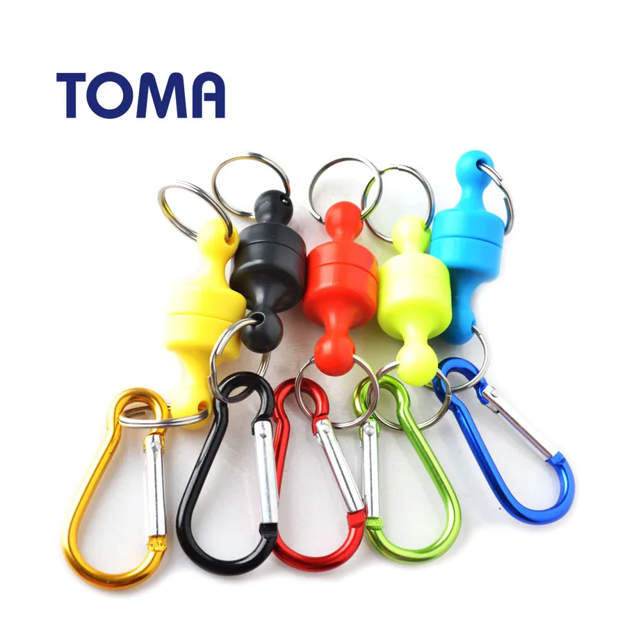 TOMA Magnet Buckle Fishing Accessories Magnetic 11cm 1.7kg Suction fast ABS Body 5Colors Connector Fishing Tackle