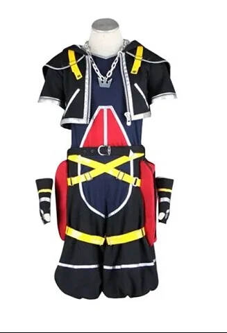 

Anime Kingdom Hearts Cosplay - Kingdom Hearts 2 Sora cosplay costume with necklace 11