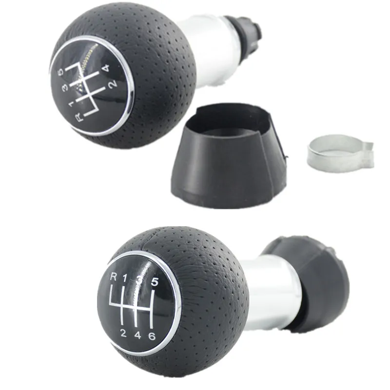 12mm / 23mm Car Gear Shift Knob Lever Stick Handle Head PU Leather For Audi A3 S3 8L 2000-2003 A4 S4 B6 b7 Volkswagen VW Passat