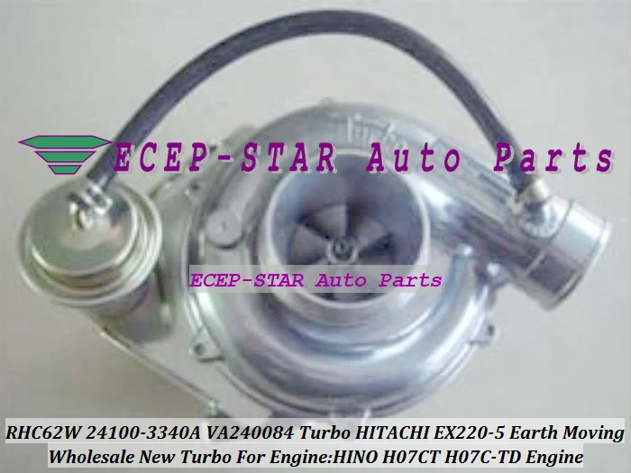 **W RHC62W 24100-3340A 24100-3340 241003340A VA240084 24100-3260A CXBE Turbo For Hitachi EX220-5 Earth Moving HINO H07CT H07C-TD