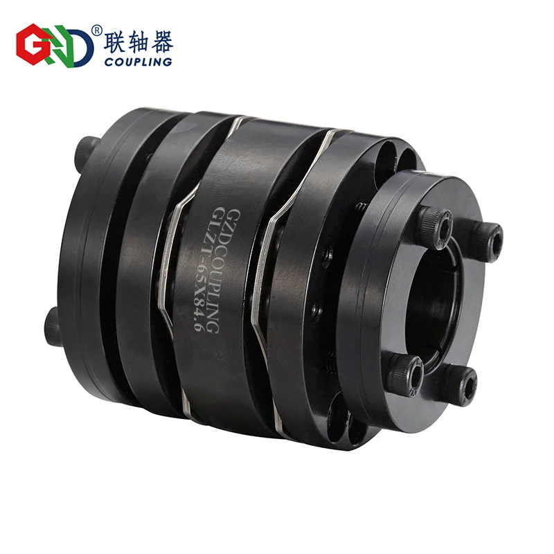 GLZT 8 Screw High Rigidity Double Diaphragm Expansion Sleeve Stainless Steel Material Shaft Coupling