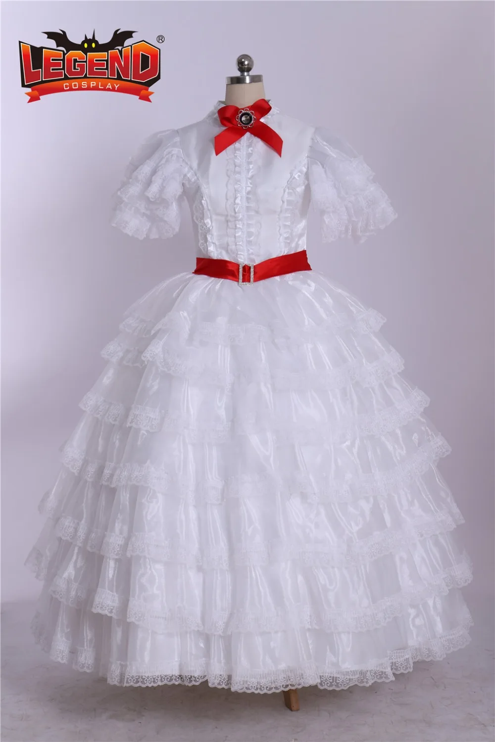 

Gone with the wind Scarlett O'hara white dress ball gown white civil war dress cosplay costume dress