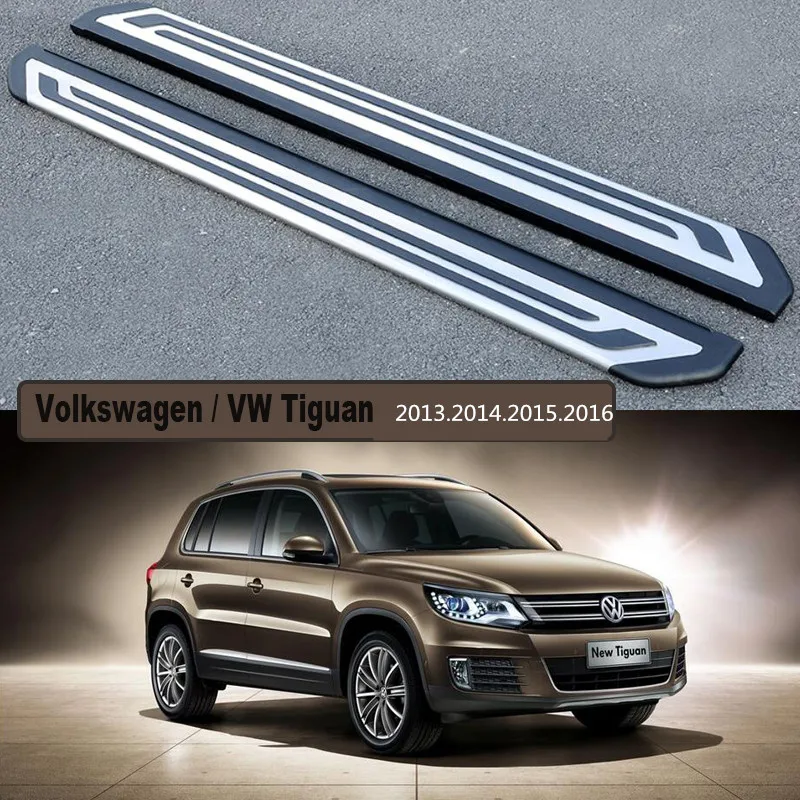 For Volkswagen VW Tiguan 2013.2014.2015.2016 Car Running Boards Auto Side Step Bar Pedals Brand New European Style Nerf Bars