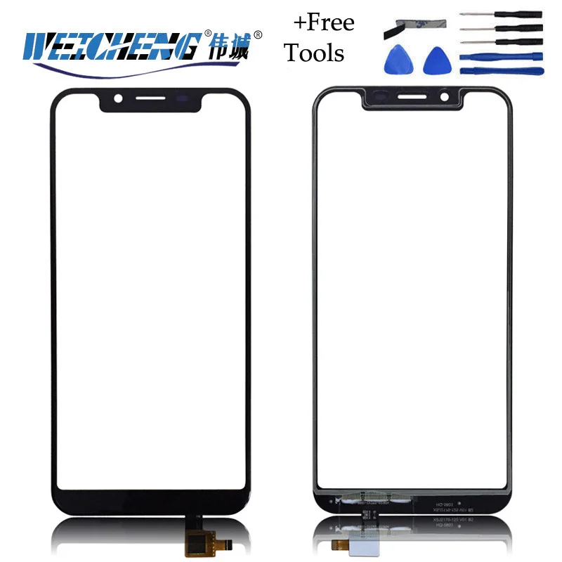 

WEICHENG 5.85 inchs For Oukitel U18 Touch Screen Glass Digitizer 100% Guarantee New Glass Panel for U18 Touch