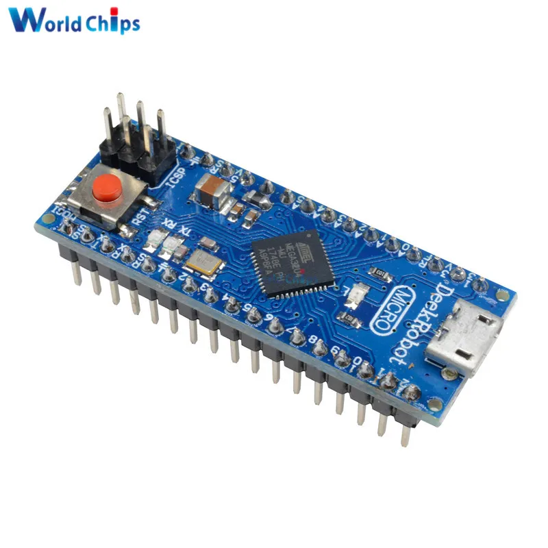 Micro ATmega32u4 5V 16MHZ Microcontroller Expansion Board Module Compatible For Arduino Mirco Replace Pro Mini With USB Cable