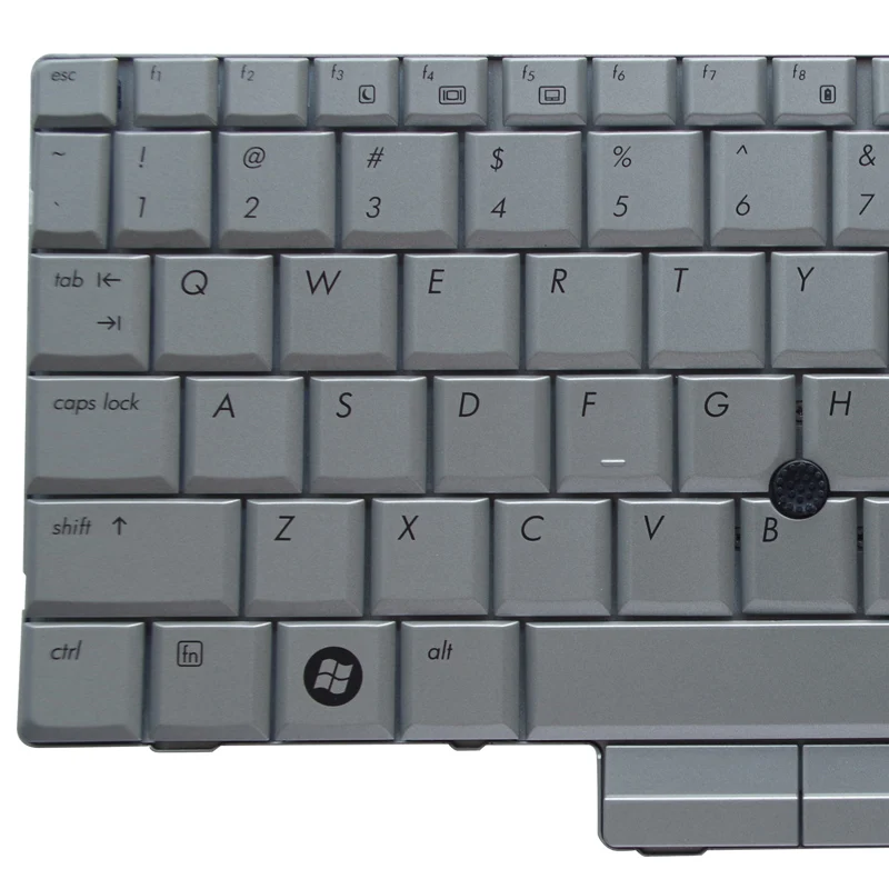 GZEELE US Laptop Keyboard FOR HP Compaq 2710 2710P EliteBook 2730 2730P New Keyboard English layout Teclado silver With pointing