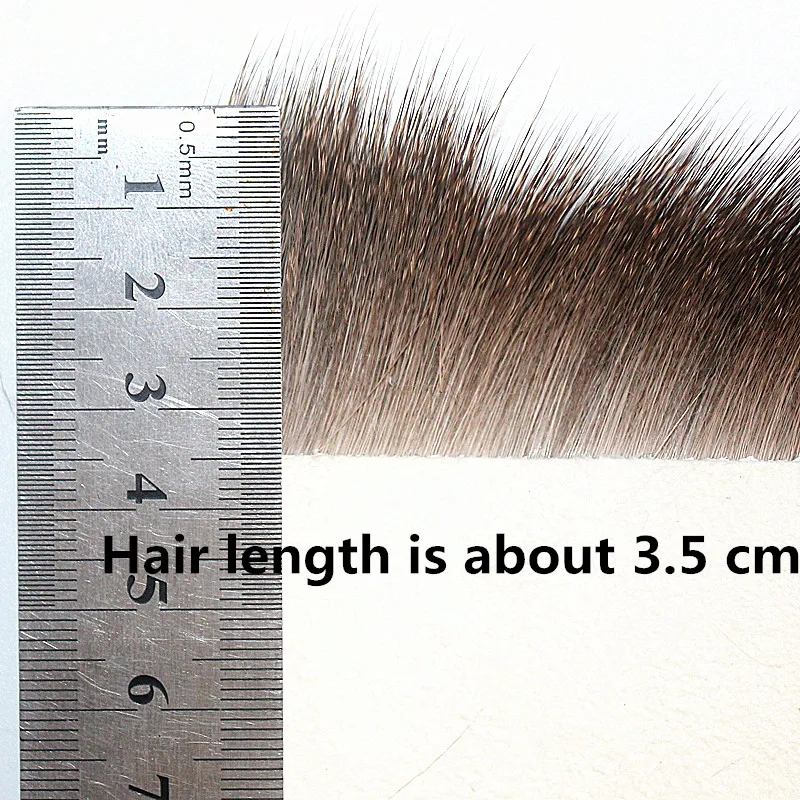 KKWEZVA 8X8cm Body Deer Hair Patch Caddis Stimulater lej pływający suchy materiał muchowy wędkarstwo wiązanie muchowe skrzydło Natural Color — zdjęcie 4
