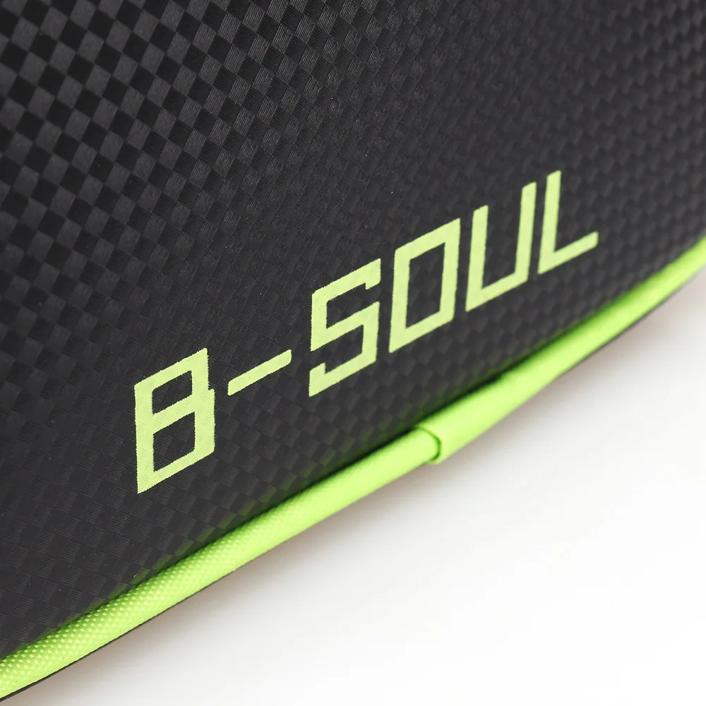 B-SOUL 6.2 inch Waterproof Cycling Bike Bag Bicycle Saddle Bag Riding Bike Accessories Bicycle Front Tube Pack For Mobile Phone