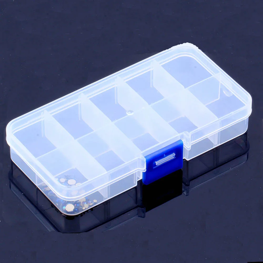 2pcs/lot Rhinestones Square Storage Box A Must For Nail Art 10boxes Inside High Quality And Durable Tools For Nail Art