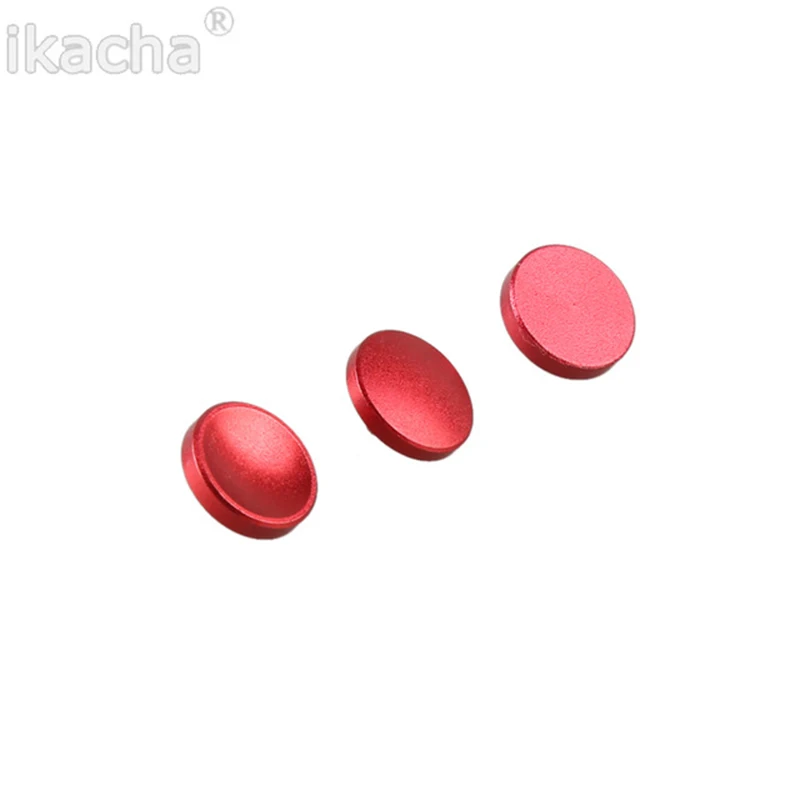 3pcs Red Concave Convex Flat Release Shutter Button for Leica Fujifilm X100 x100s x10 x20 X-Pro1 m3 m6 m8 m9 x-e1 x-e2 Camera