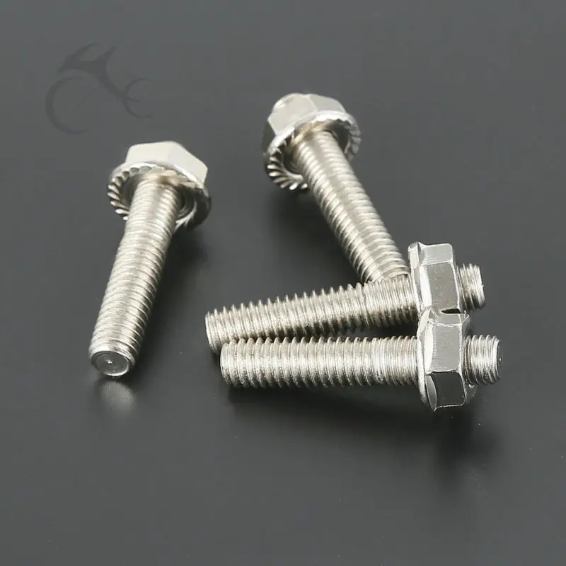 Exhaust Port Studs Nut Fit For Harley Touring Electra Road Street Glide Sportster 1200 883 Dyna Bob Low Rider