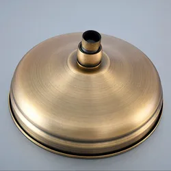 8 inch Anitque Brass Copper Round Bathroom Rain Shower Head Home Bathroom Product (Standard 1/2