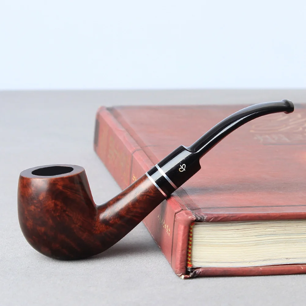 Newbee Briar Tobacco Pipes  Wooden tobacco Smoking pipe with 9 mm Activated Carbon Filters Pipe Accessories aa0012-aa0067