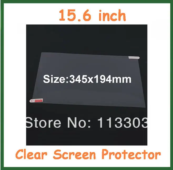 50pcs Universal Ultra Clear LCD Screen Protector 15.6 inch Protective Film for LCD Laptop Notebook PC No Retail Package