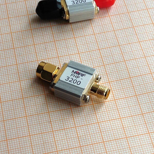 Free shipping FHP-3200 3200MHz high pass filter RF coaxial LC filter SMA interface