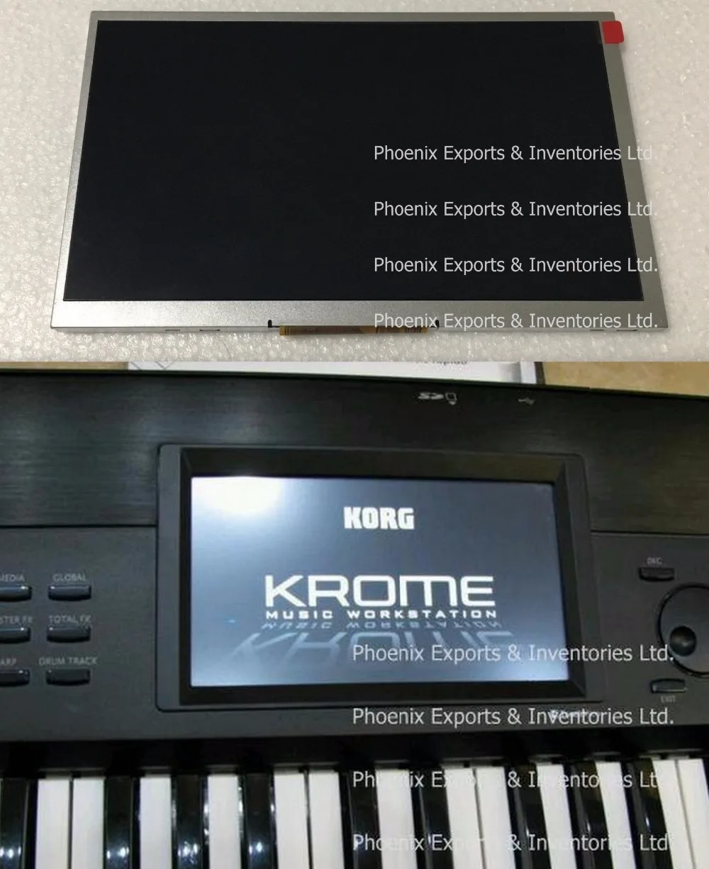 Original Korg LCD Screen for KORG KROME LCD SCREEN Display Panel without touch pad