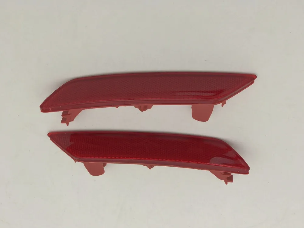 1Pair Red Lens Rear Bumper Reflector Marker Lights for Honda Civic Sedan 2013-2015