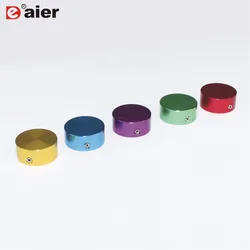 5PCS 23X10MM Größe Fuß Schalter Aluminium Abdeckung Kappe Rot Gelb Blau Grün Farbe Verwenden Für PBS-24 Serie Push-Taste schalter Bunte