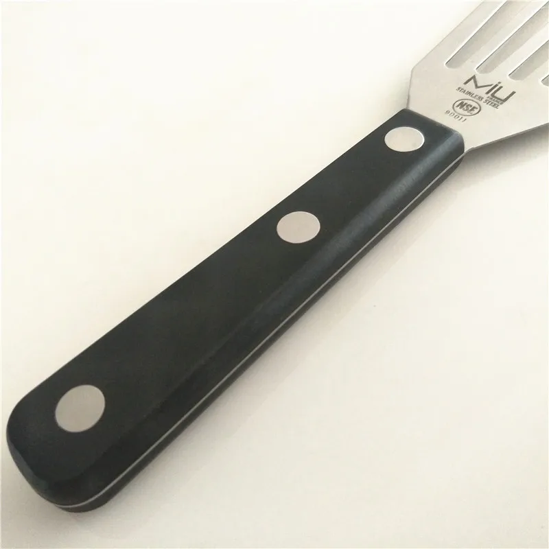 MIU France Stainless Steel Slotted Turner, 3-1/2 by 11-1/2-Inch-large stock