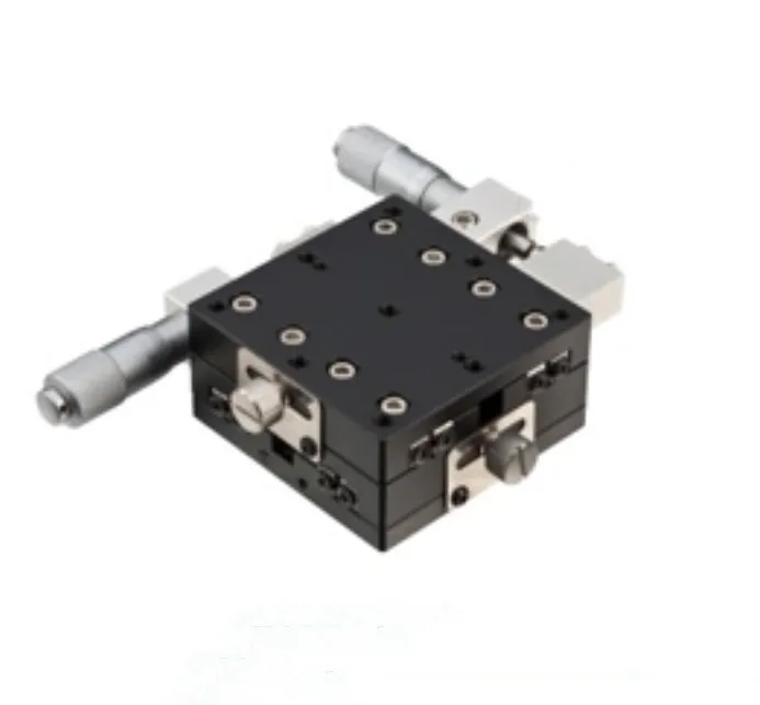 

XY Axis 60X60mm Platform Precision Bearing Linear Stage Left Micrometer
