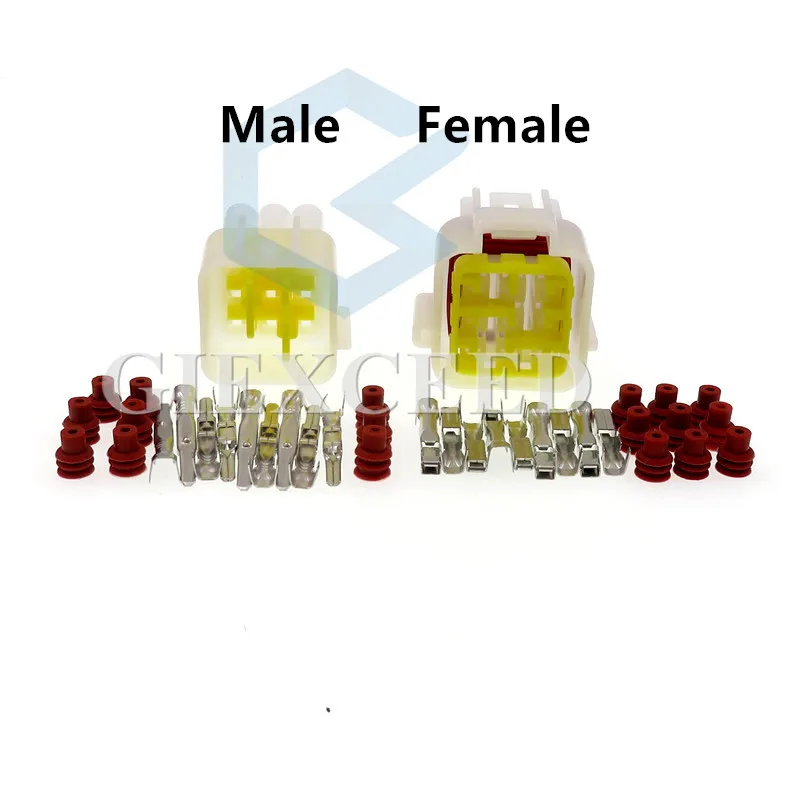 2 Sets 9 Pin Female Male Waterproof Electric Wire Socket AC Assembly Automotive Plug For Car