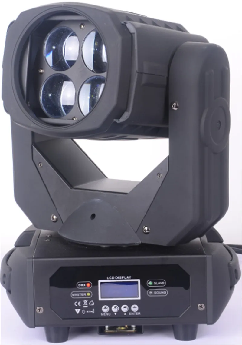 

6 pieces 4x25 w led moving head rgbw 4in1 rotary moving headbeam led stage dj party lights